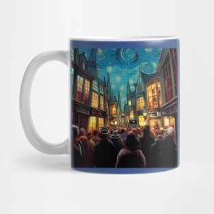 Starry Night in Diagon Alley Mug